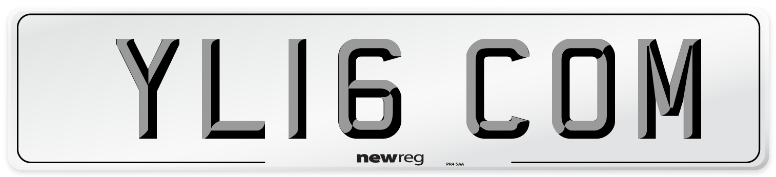 YL16 COM Number Plate from New Reg